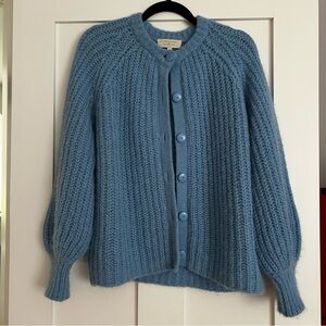 Sezane Emile Cardigan in Iceberg Blue
